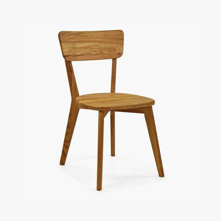 Tömör tölgyfa szék, Noci , Fából készült ebédlő székek