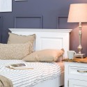 Egyszemélyes ágy fehér, Provence 90 x 200 cm  - 3