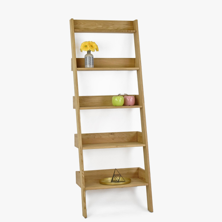 Tölgyfa polcos szekrény, Scandi  - 0