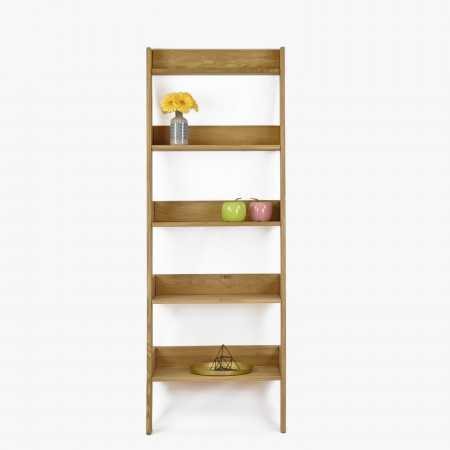 Tölgyfa polcos szekrény, Scandi  - 2