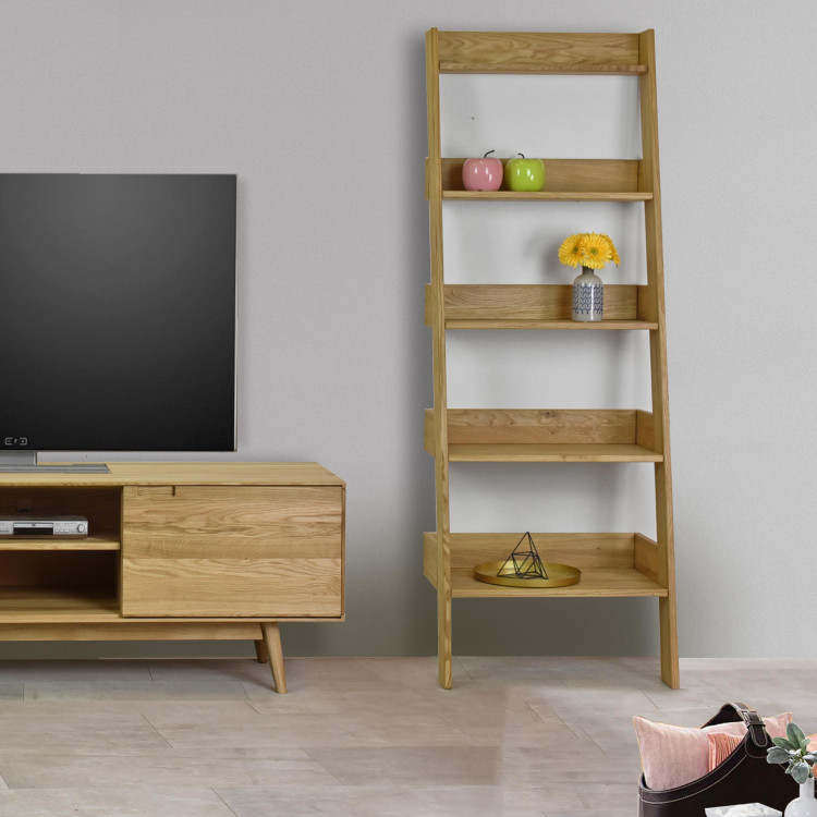 Tölgyfa polcos szekrény, Scandi  - 3