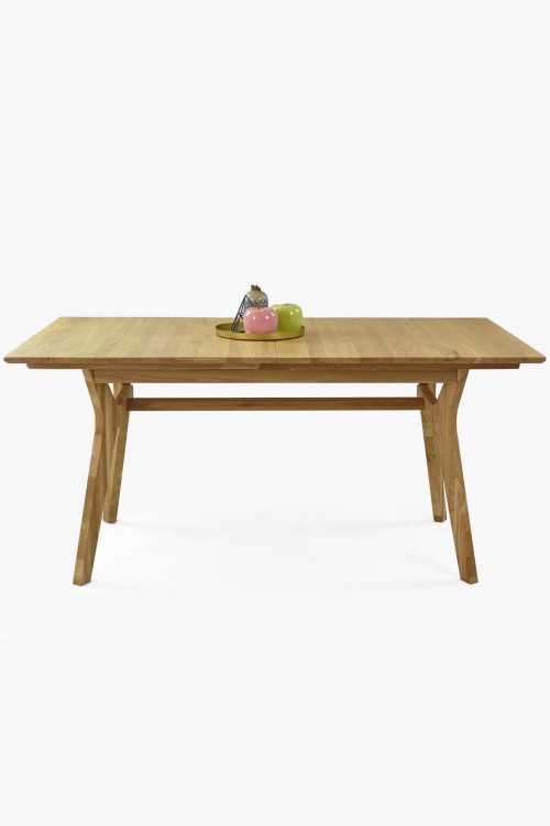 Széthúzható fa asztal skandináv stílusban, 160 ( 200 ) x 90 cm  - 0