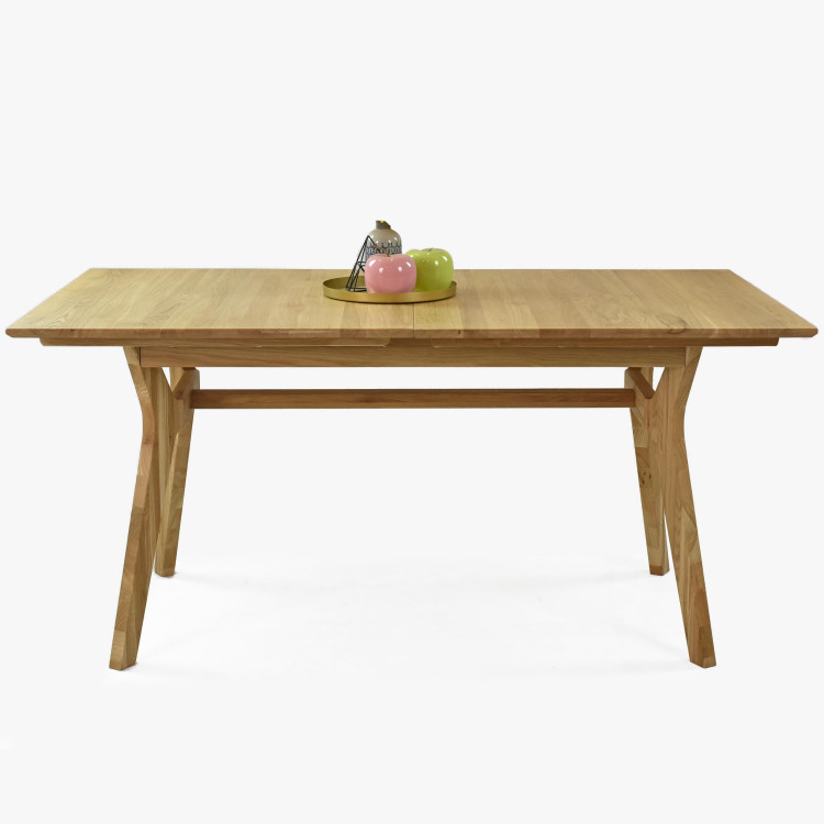 Széthúzható fa asztal skandináv stílusban, 160 ( 200 ) x 90 cm  - 0