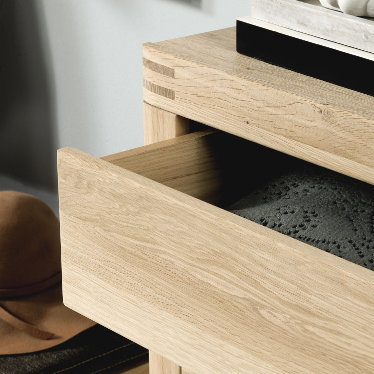 Cipősszekrény a folyosóra, fehér tölgy  - 2