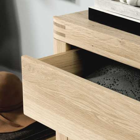 Cipősszekrény a folyosóra, fehér tölgy  - 2