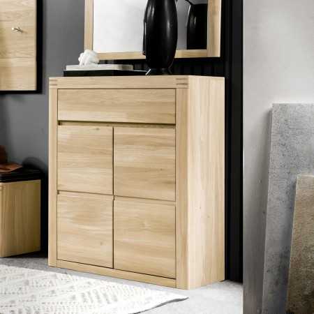 Cipősszekrény a folyosóra, fehér tölgy  - 4