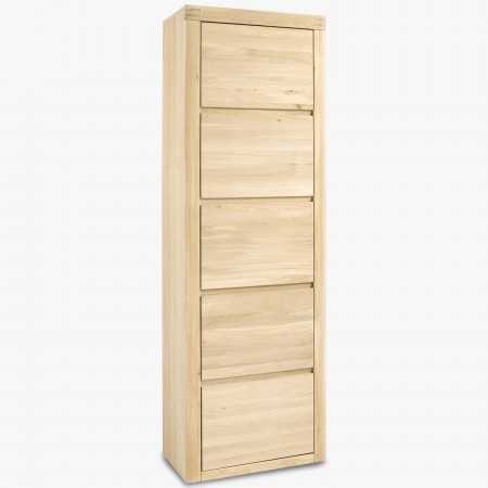 Magas szekrény a folyosóra, fehér tölgy színű  - 0