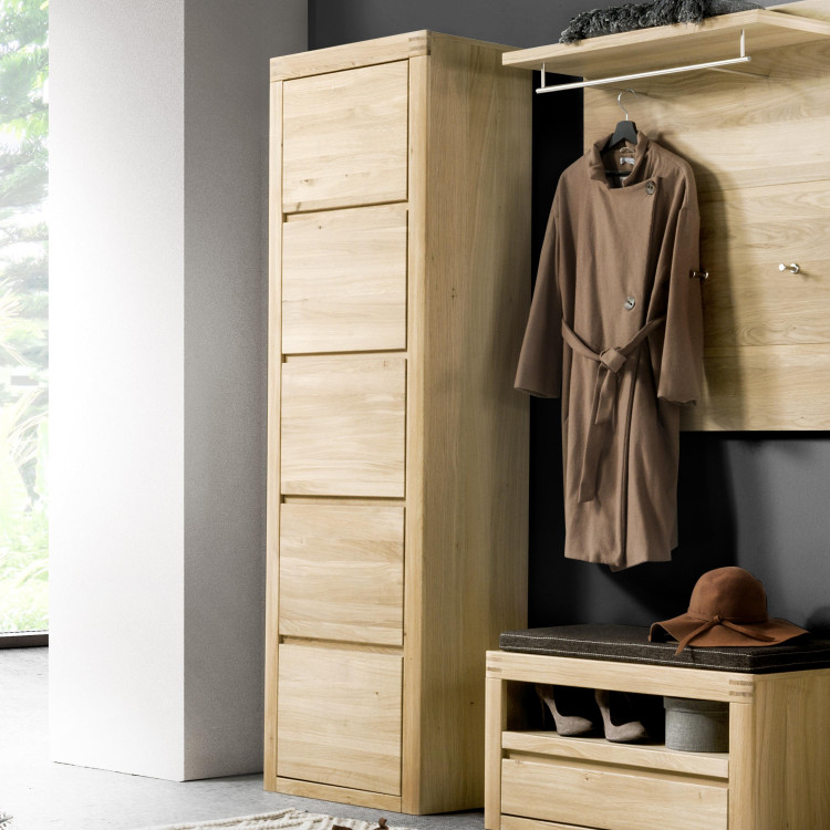 FA előszobabútor fehér tölgy  - 2