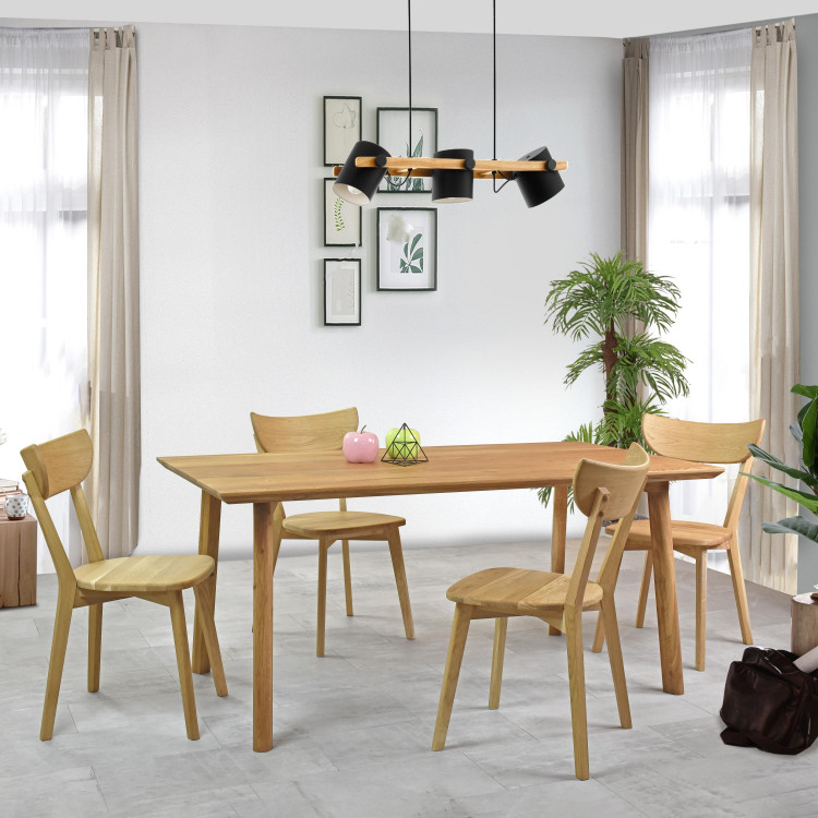 Tömör tölgyfa asztal 160 x 90 cm, Emily  - 10