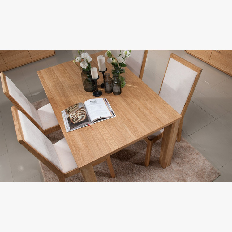 Bővíthető masszív étkezőasztal   - 2