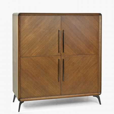 Designos komód - 4 ajtós lábakon  - 0