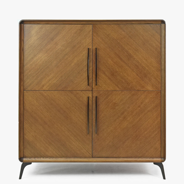 Designos komód - 4 ajtós lábakon  - 2