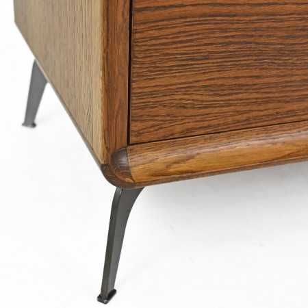 Háromajtós komód dió színben  - 2