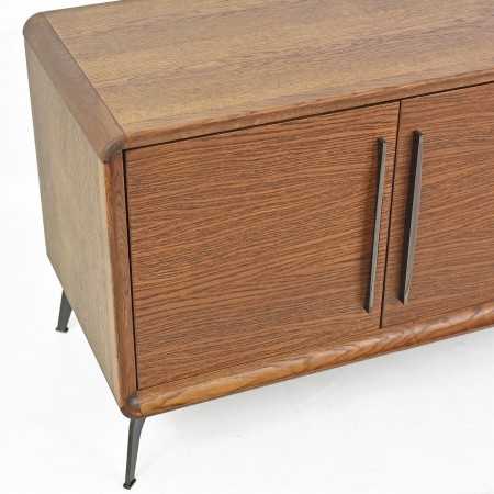 Háromajtós komód dió színben  - 3