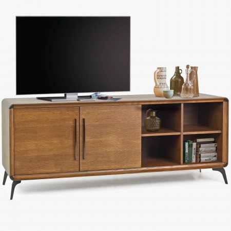 Tv komód Lisabon, dió színű  - 1