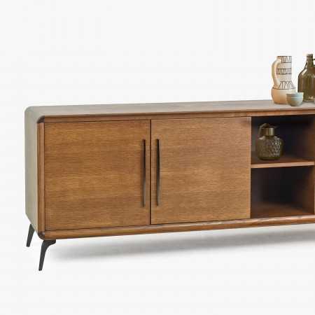 Tv komód Lisabon, dió színű  - 4