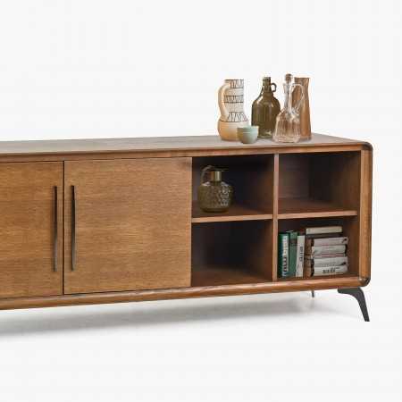 Tv komód Lisabon, dió színű  - 5