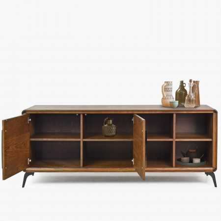 Tv komód Lisabon, dió színű  - 7