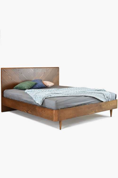 Retro dizájnú ágy 180 x 200, Bordo  - 0