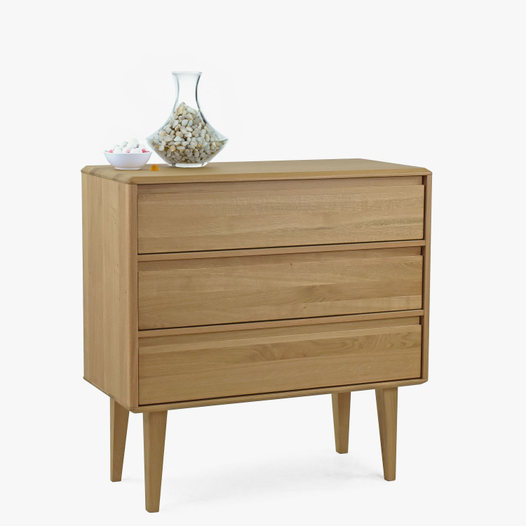 Magas, fiókos komód lábakon  - 0