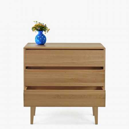 Magas, fiókos komód lábakon  - 1