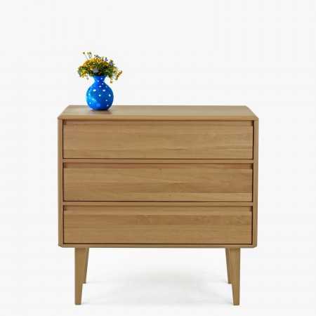 Magas, fiókos komód lábakon  - 3