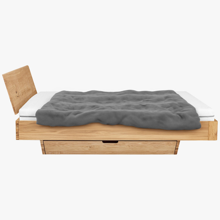 Tölgyfa ágy tárolóhellyel 180 x 200 cm  - 4