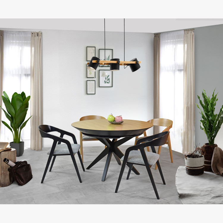 Fekete fa étkezőszék  - 7