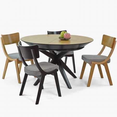 Fekete fa étkezőszék  - 1