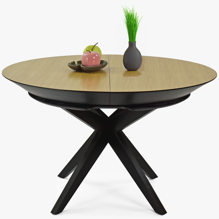 Kerek étkezőasztal - széthúzható Ø127 cm  - 8