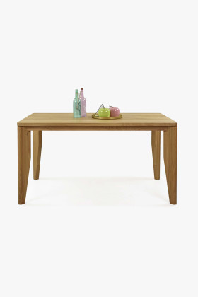 Szett kényelmes szék és asztal 140 x 80 masszív tölgy  - 0 2