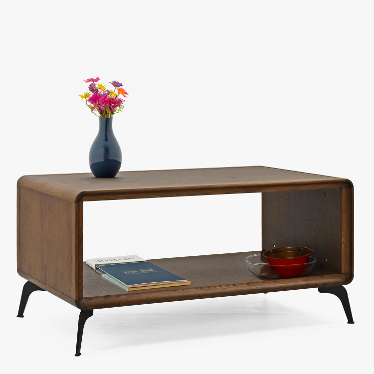 Konferencia asztal dió színben, lábakkal  - 0