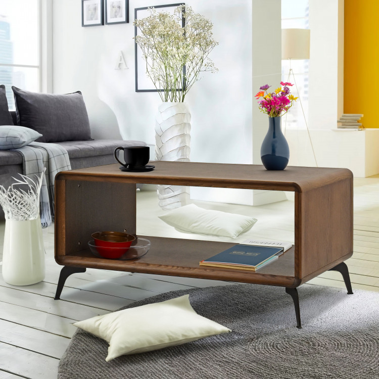 Konferencia asztal dió színben, lábakkal  - 2