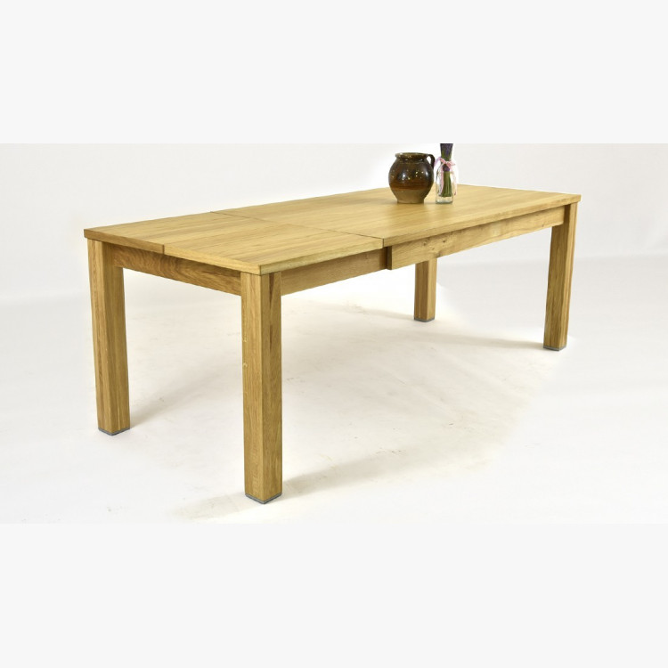 Bővíthető tölgyfa asztal 120-180 x 90  - 2
