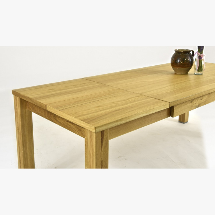 Bővíthető tölgyfa asztal 120-180 x 90  - 3