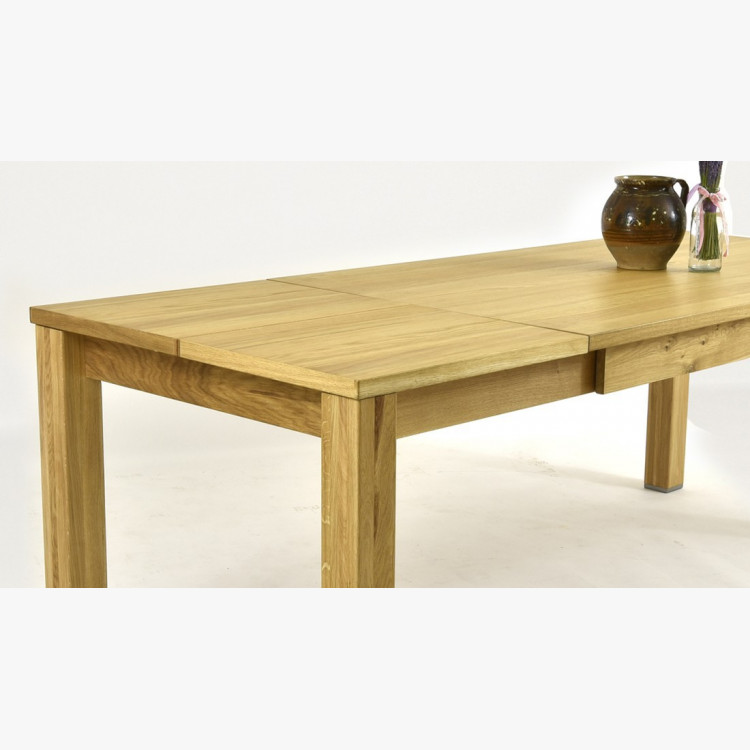 Bővíthető tölgyfa asztal 120-180 x 90  - 6