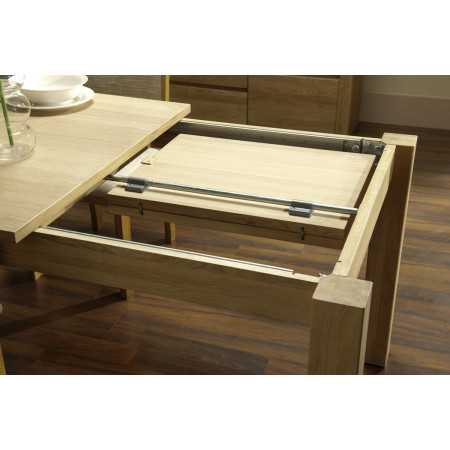 Bővíthető tölgyfa asztal 120-180 x 90  - 7