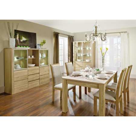 Bővíthető tölgyfa asztal 120-180 x 90  - 9