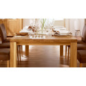 Masszív tölgyfa étkezőasztal, Alexandra 210 x 100  - 1