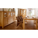 Masszív tölgyfa étkezőasztal, Alexandra 210 x 100  - 9