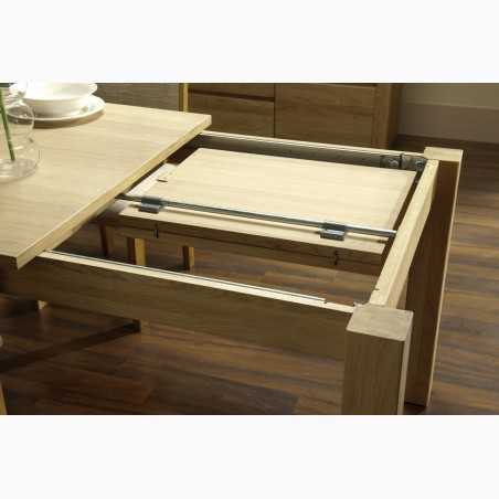 Bővíthető tölgyfa asztal 140 x 90  - 11