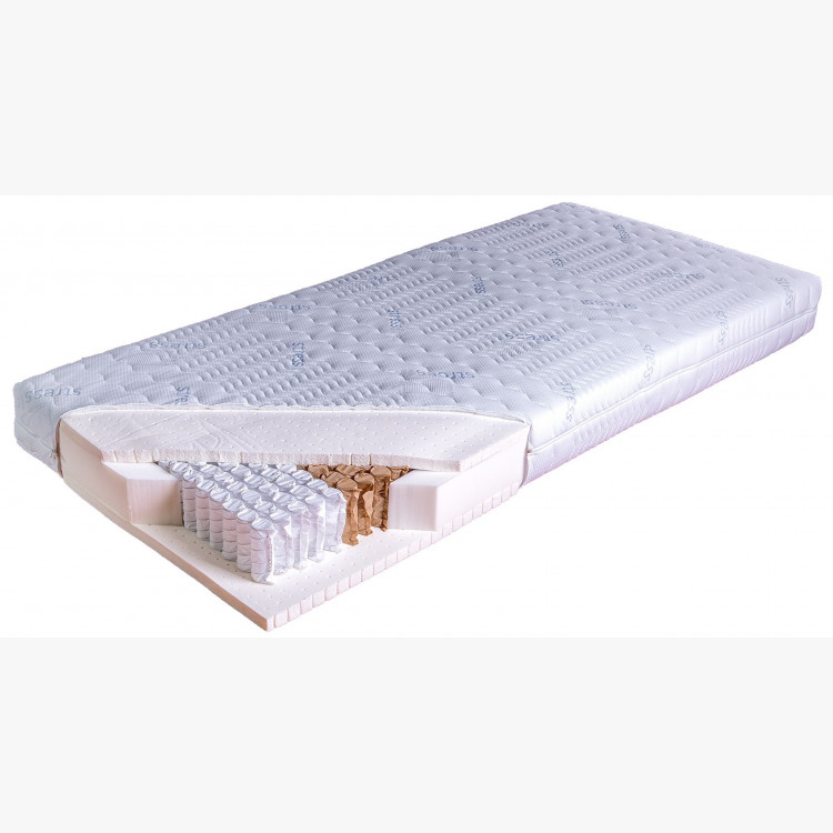 Luxus táskarugós matrac + latex Neapol 180 x 200, H2  - 1