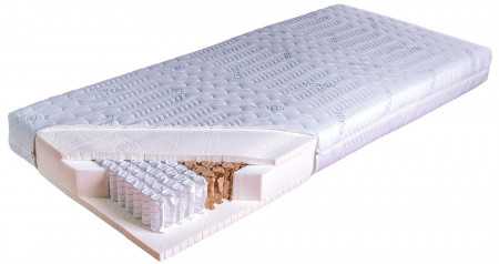 Luxus táskarugós matrac + latex Neapol 180 x 200, H2  - 1