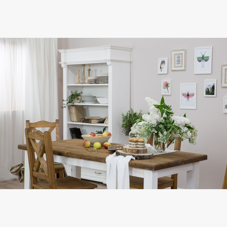 Étkezőasztal Provence 160 x 80 cm - masszív  - 2