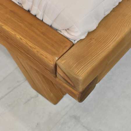 Egyszemélyes ágy Miky gerendákból 90 x 200 cm  - 4