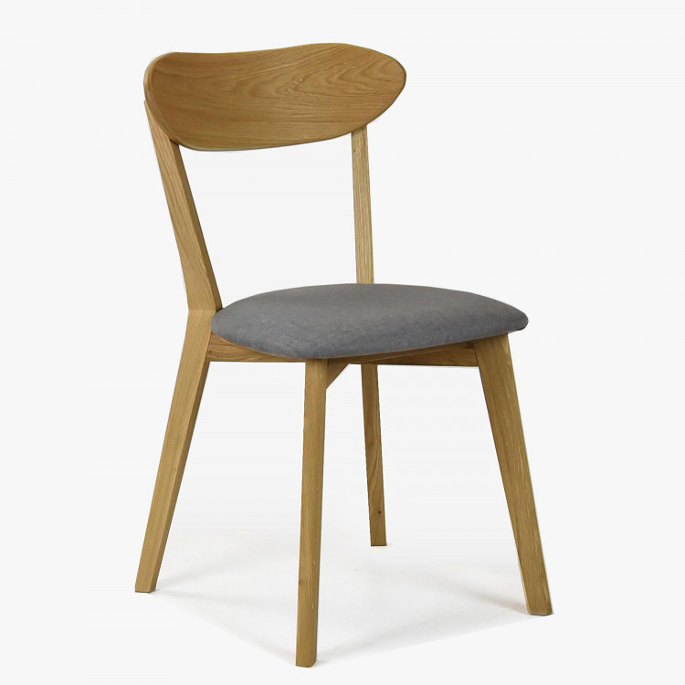 Retro étkezőszék világos szürke színben, Helsinki  - 1