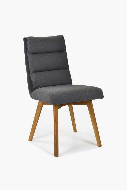Kényelmes szék, Kampa - tölgyfa lábak, sötétszürke  - 1