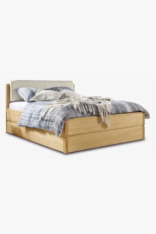 Ágyneműtartós ágy Helsinki Tölgy 180 cm , Fa ágyak