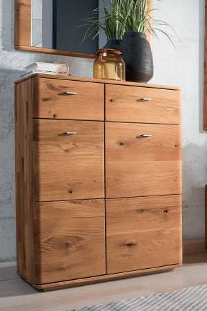 Komód - Tölgyfa tömörfa cipőtartó, Texas 10  - 2