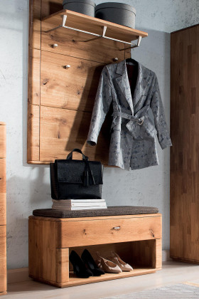 Fogasfal panel tömör tölgyfából, Texas típus 40  - 1 2